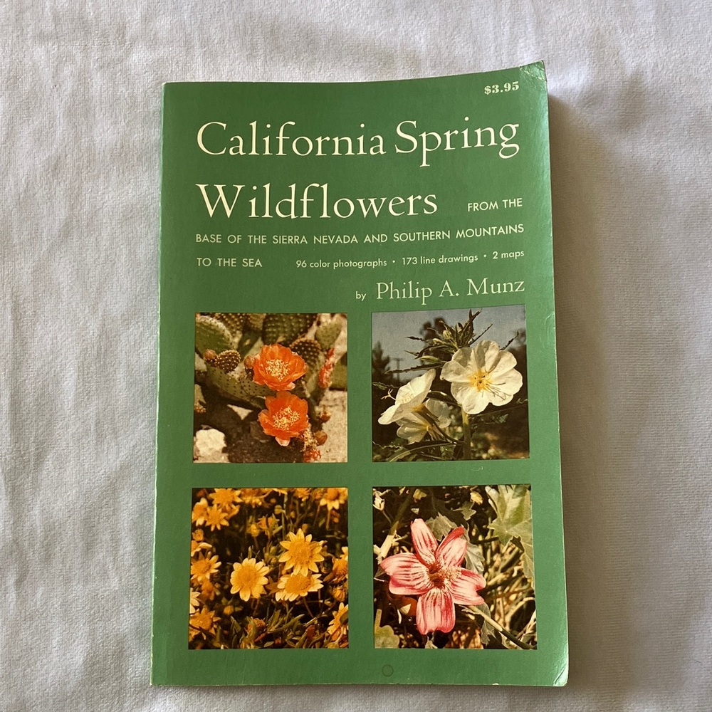 Vintage California Spring Wildflowers Book